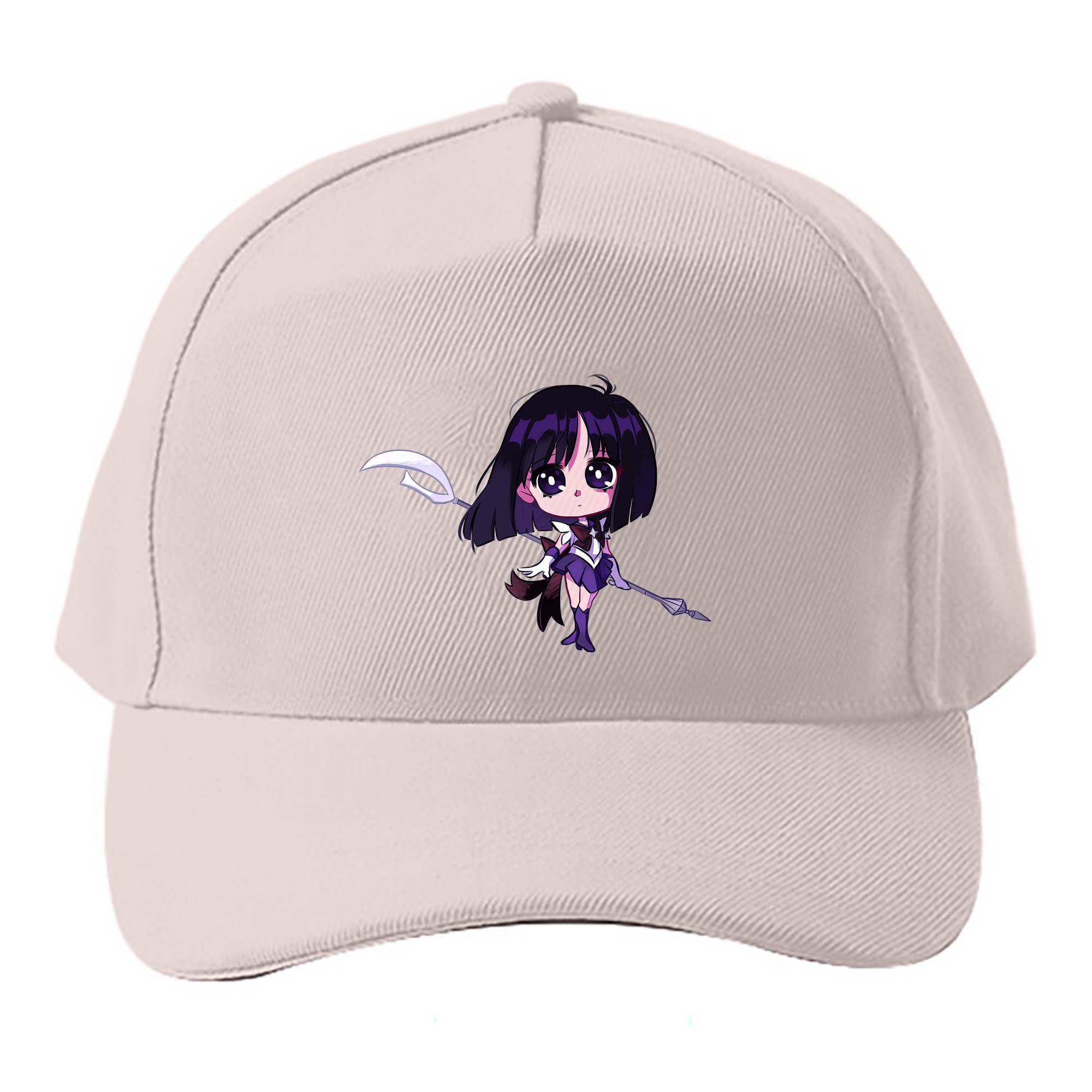 （画像用） 美少女戦士セーラームーン 土萠ほたる Sailor Moon Tomoe Hotaru （セーラーサターン；Sailor Saturn） ベースボールキャップ 綿100％ 男女兼用 帽子 スポーツ